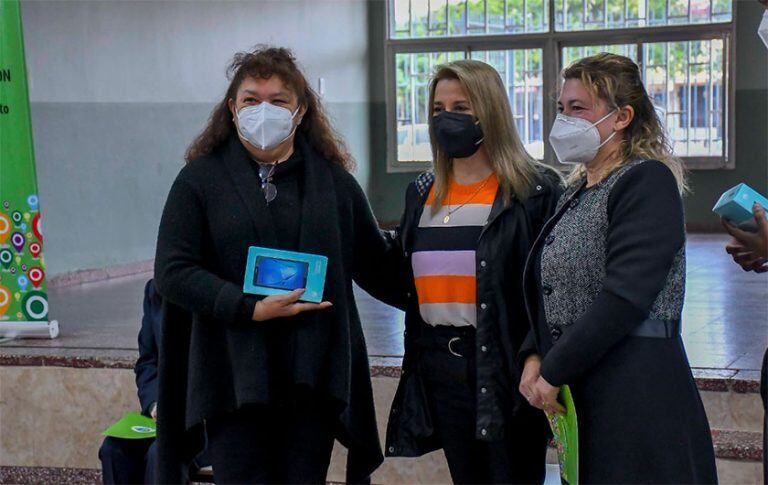 Un acto de la cartera educativa provincial a inicios de  mayo pasado en una escuela de Corrientes.