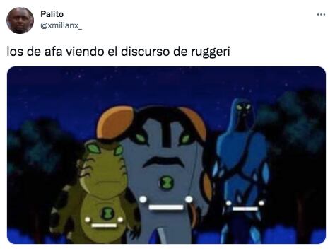 Los memes del enojo de Oscar Ruggeri.