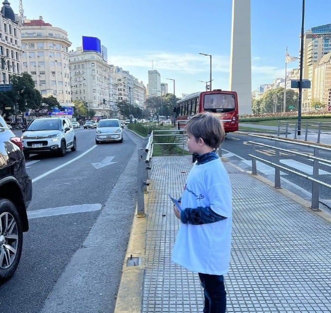 La colecta solidaria se trasladó a Buenos Aires.