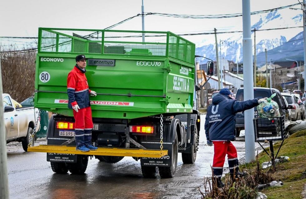 Ushuaia: lanzan la recolección selectiva de residuos puerta a puerta 