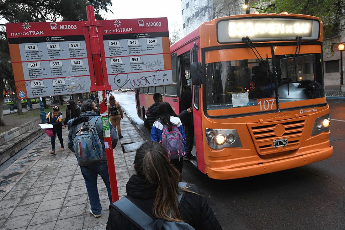 El paro, previsto durante 24 horas, podía llegar a extenderse en caso de no llegar a una negociación. Foto José Gutiérrez/Los Andes.