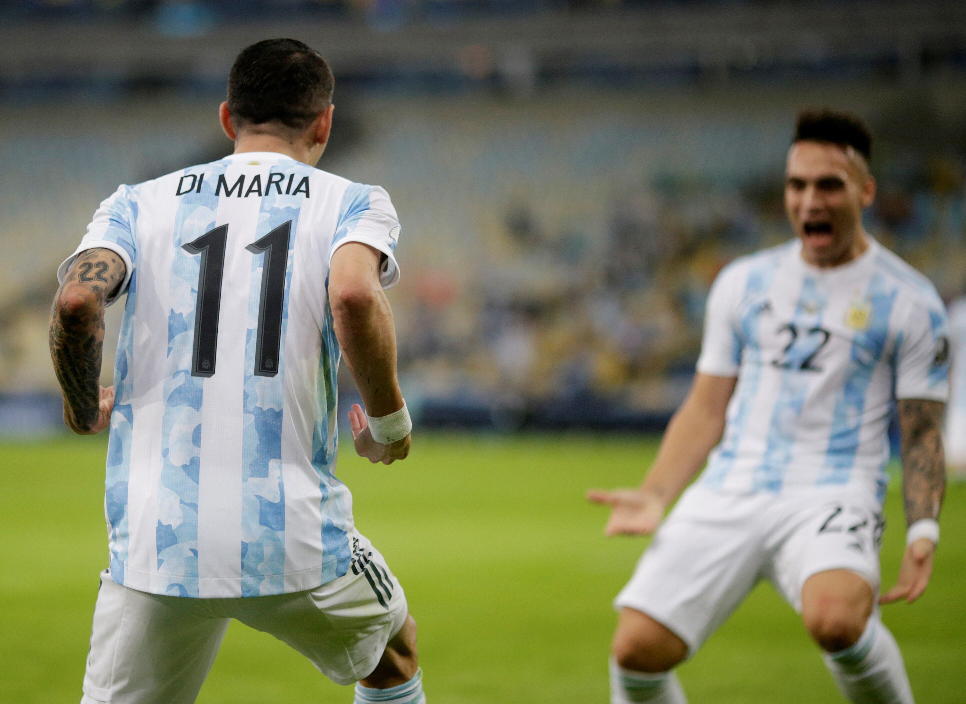 Ángel Di María marcó un golazo y puso el 1-0 para la Selección Argentina.