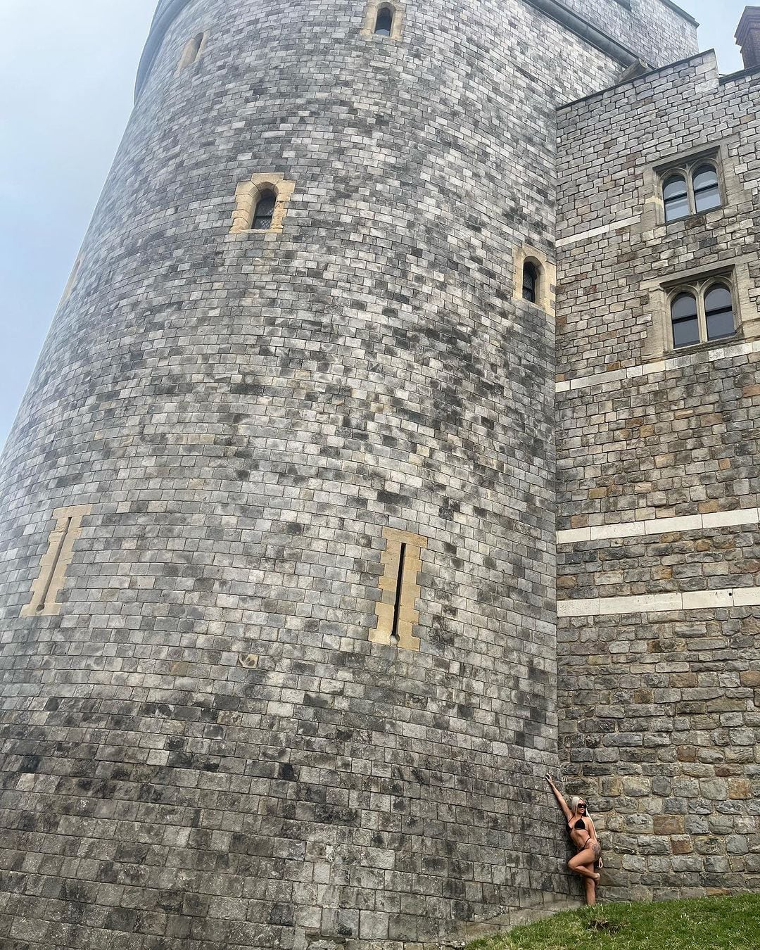 La modelo de OnlyFans que posó en el castillo de Windsor