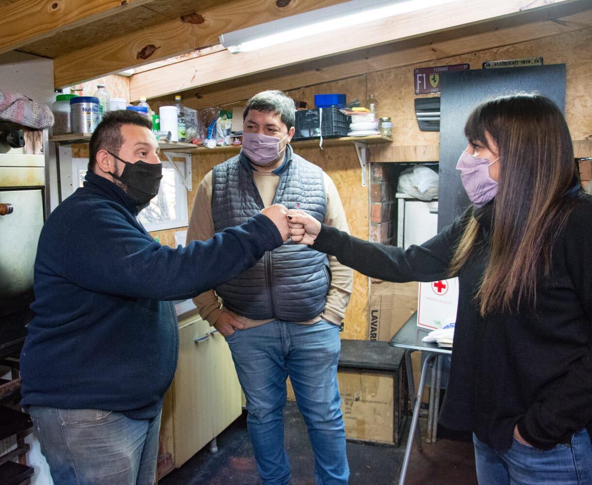 Comedores y merenderos, recibieron los insumos entregados por la Municipalidad.