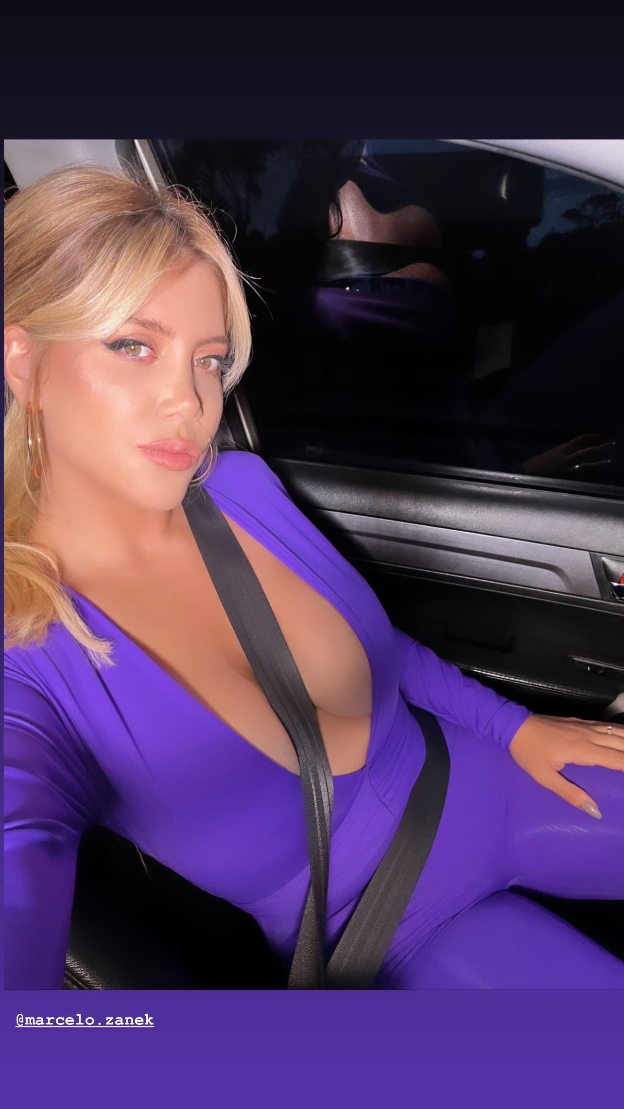 Wanda Nara con un look que sorprendió