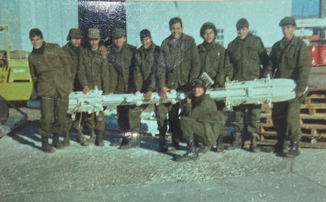 Luis Carlos Garbuglia y su Brigada en Comodoro Rivadavia.