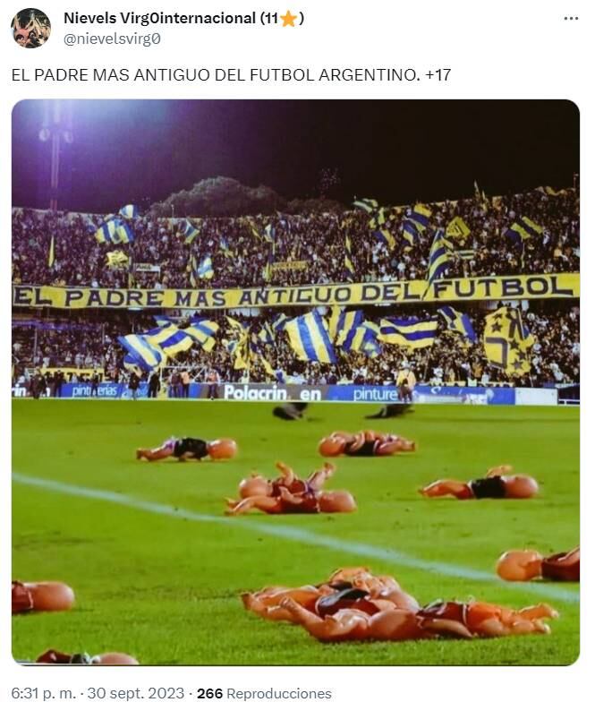 Los fanáticos de la Academia celebraron la diferencia a favor en el historial del clásico.