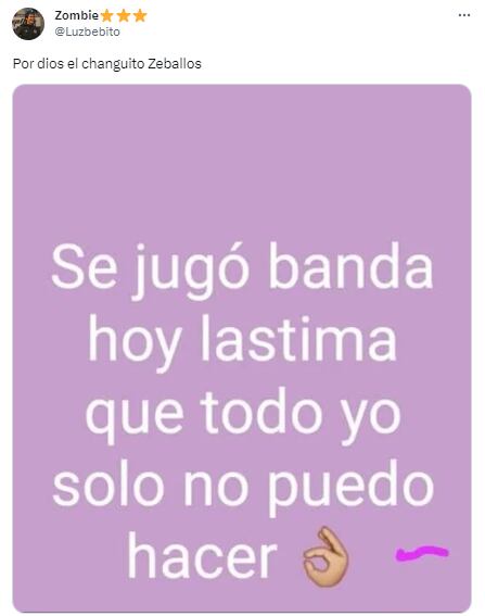 Changuito Zeballos entró y cambió a Boca