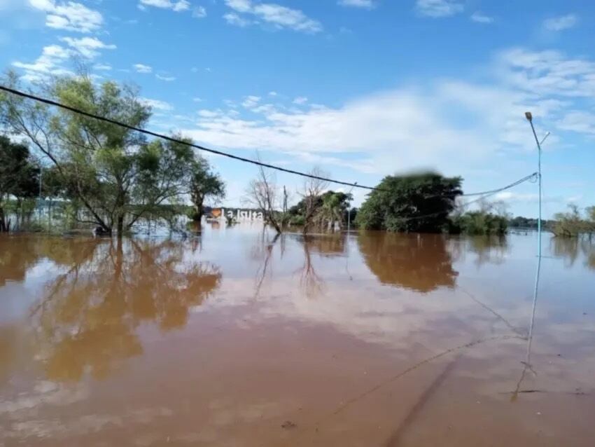 Una de las localidades en situación crítica es Santo Tomé.