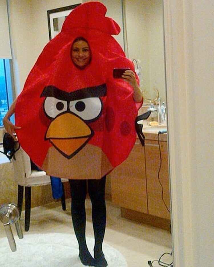 Sofía Vergara como un Angry Bird.