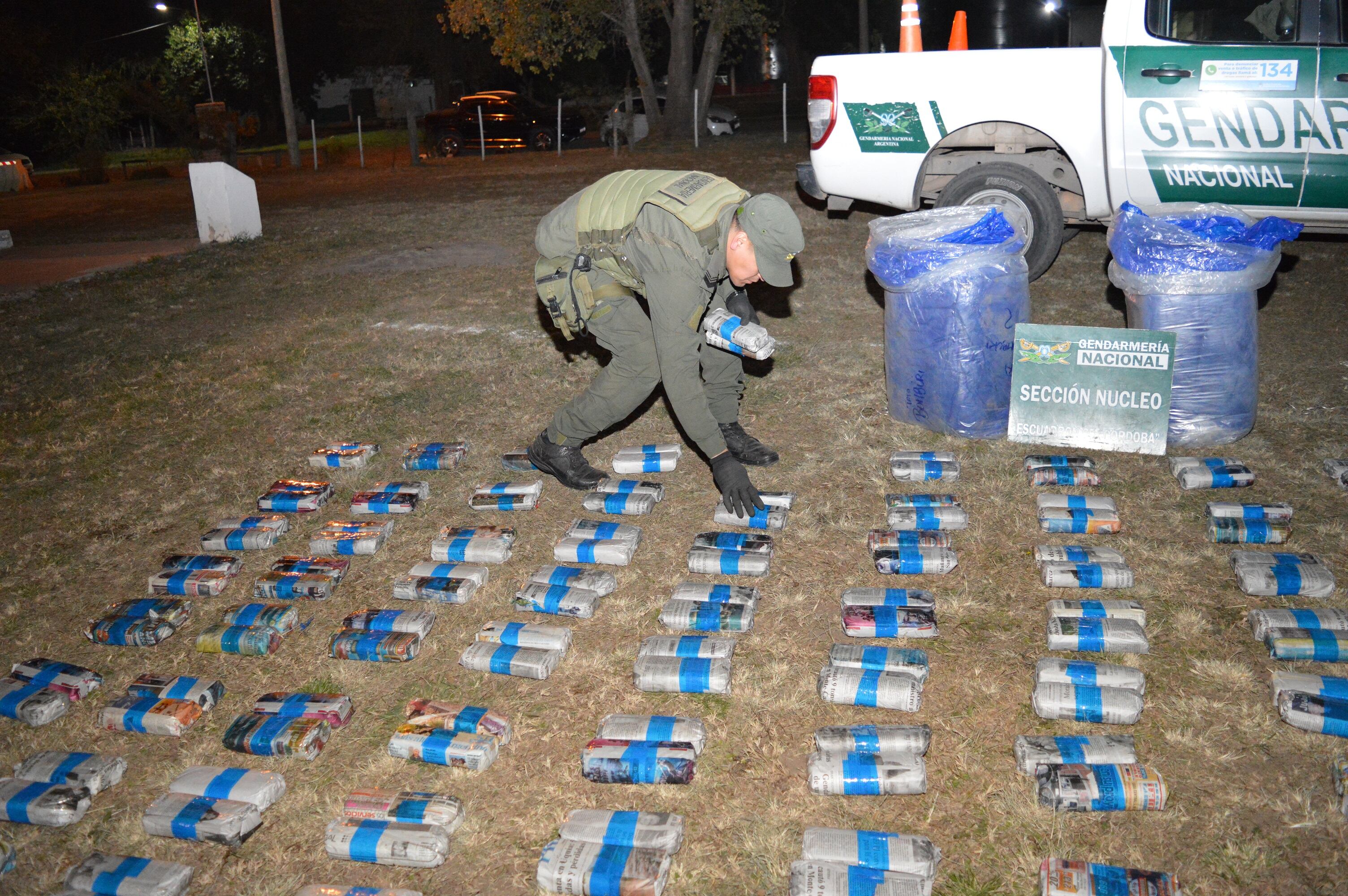 Operativo en Villa de María de Río Seco. (Gendarmería)