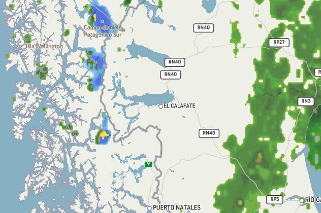 Cómo estará el clima este fin de semana en Calafate.