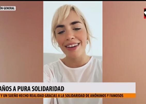 El saludo de Lali a Dana