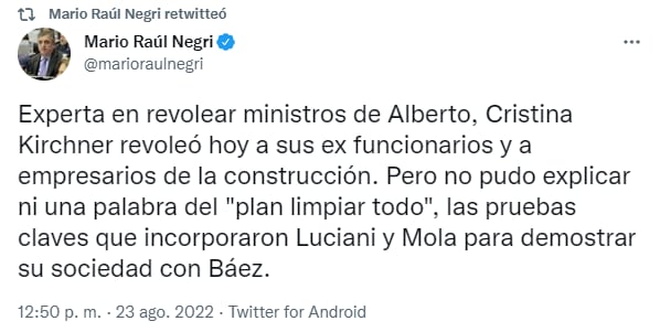 Los mensajes de la oposición tras el discurso de Cristina Kirchner.