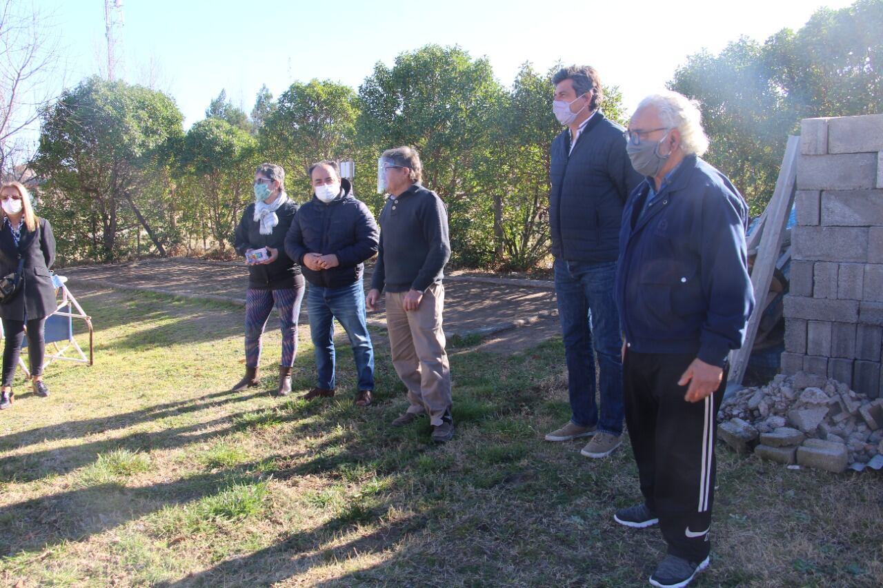 El intendente Carlos Sánchez visitó Claromecó