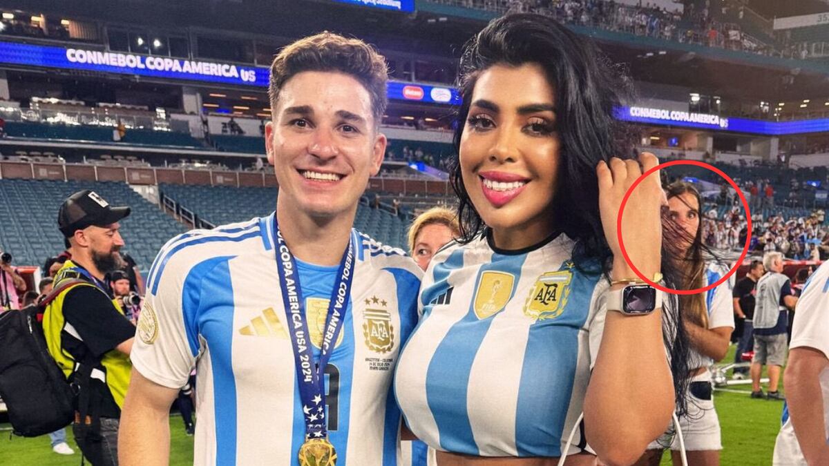 Quién es la hincha que inquietó a la novia de Julián Álvarez por una foto con “La Araña”