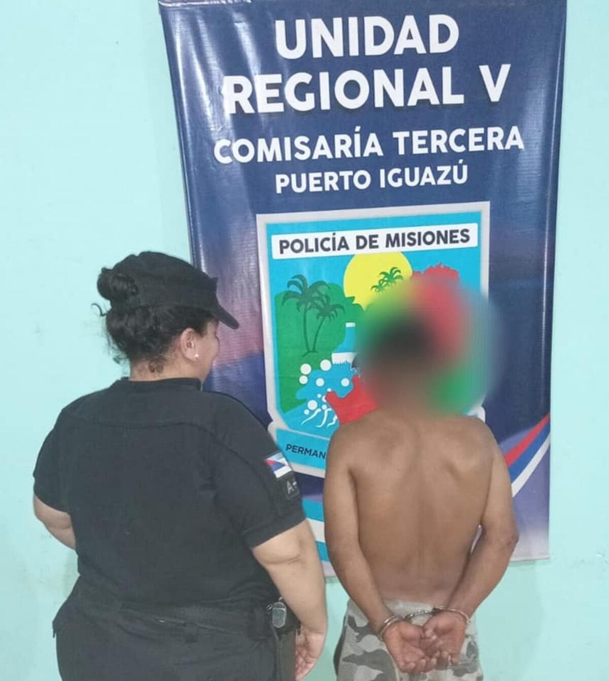 Puerto Iguazú: terminó detenido tras destrozar los vidrios de un local bailable