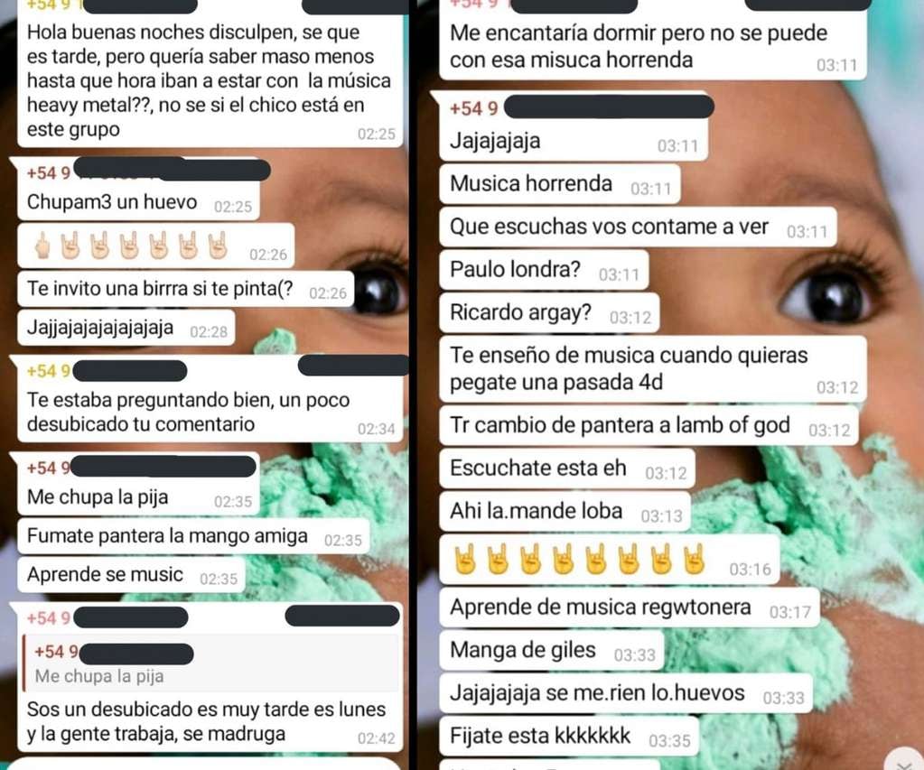 Así comenzó la discusión en el chat de vecinos de WhatsApp