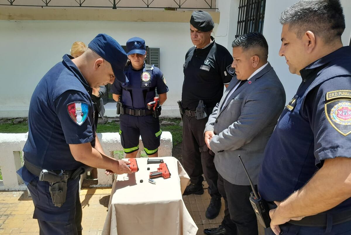 La Policía de Punilla Norte incorporó armas “no letales”