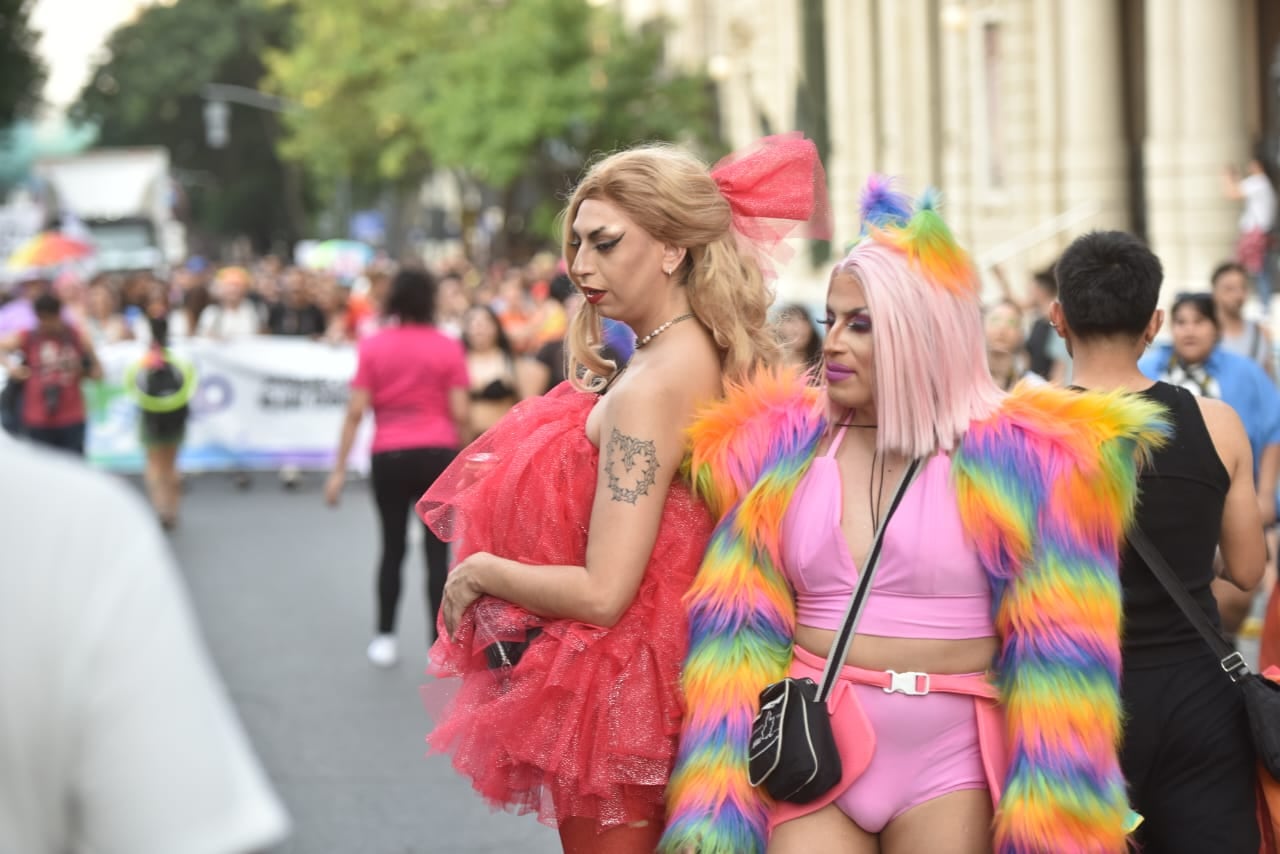 Multitudinaria Marcha del Orgullo en Córdoba. (Facundo Luque / La Voz)