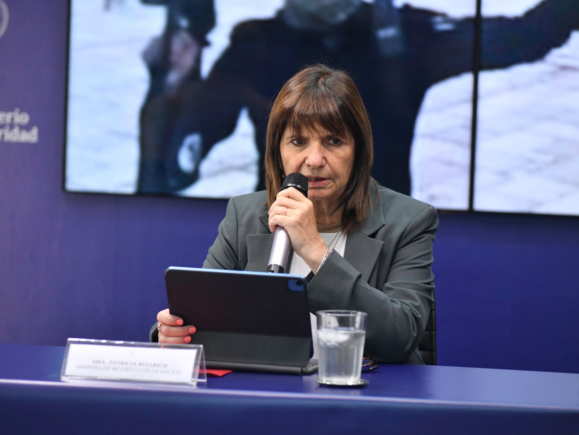 La ministra de Seguridad, Patricia Bullrich. Foto: JUAN VARGAS/ NA.