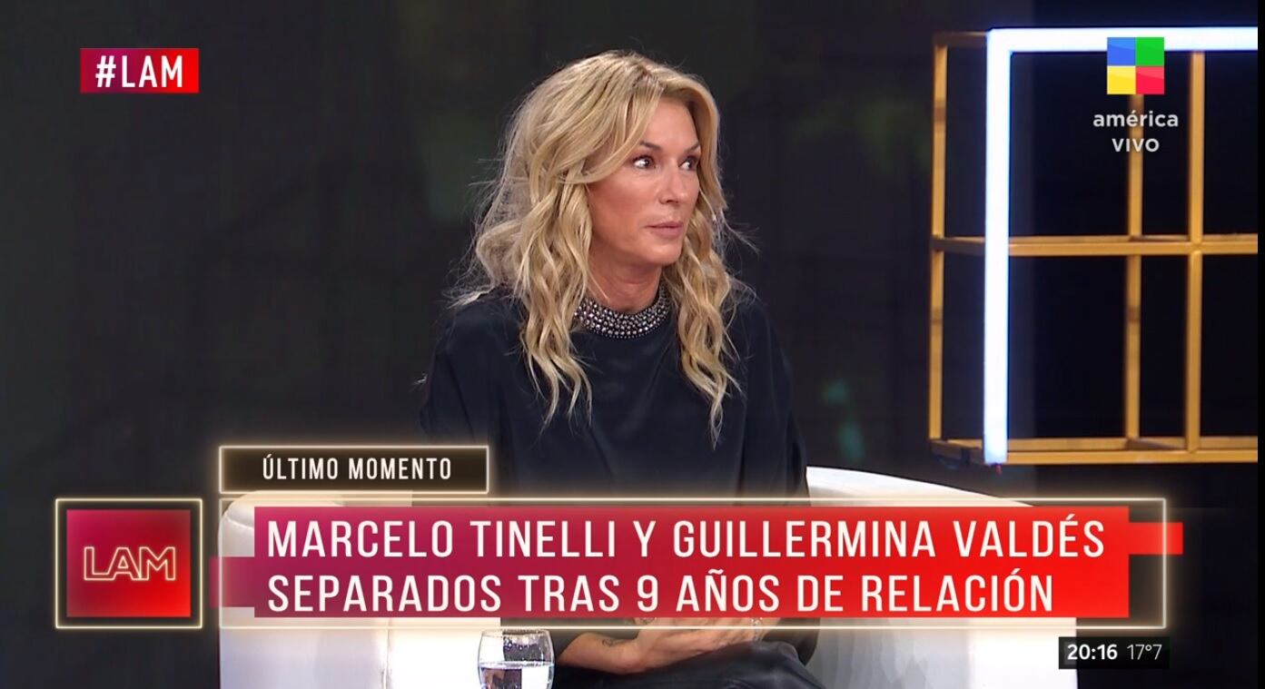 Yanina habló sobre Tinelli y Guillermina