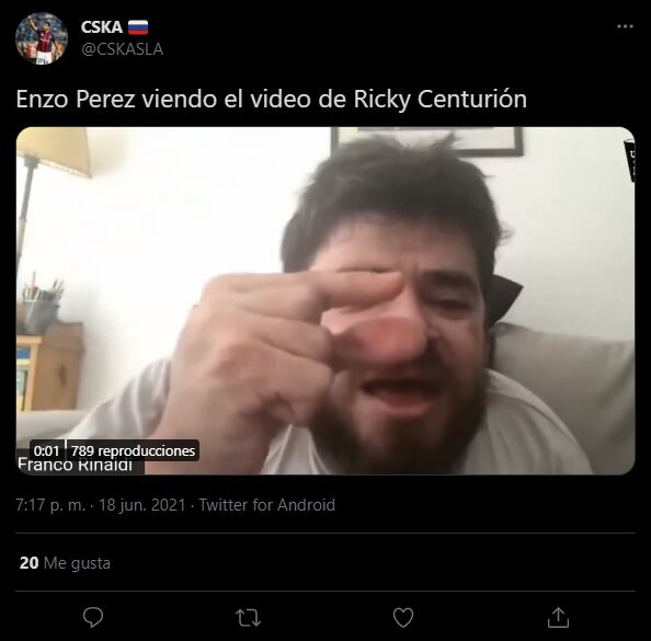 Los memes a Ricardo Centurión.