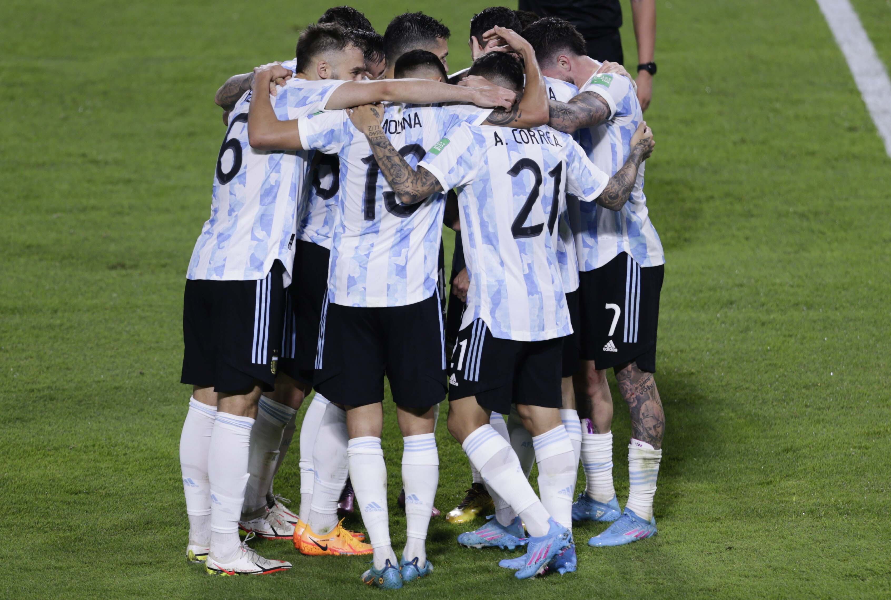 Messi y la selección argentina, en otra noche feliz. (Fotobaires).