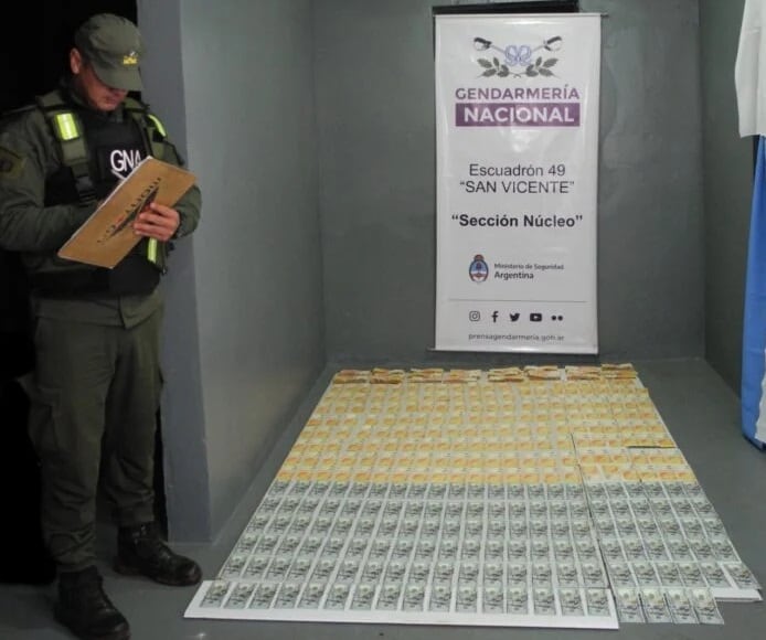 Decomisan millonario contrabando de divisas en San Vicente.