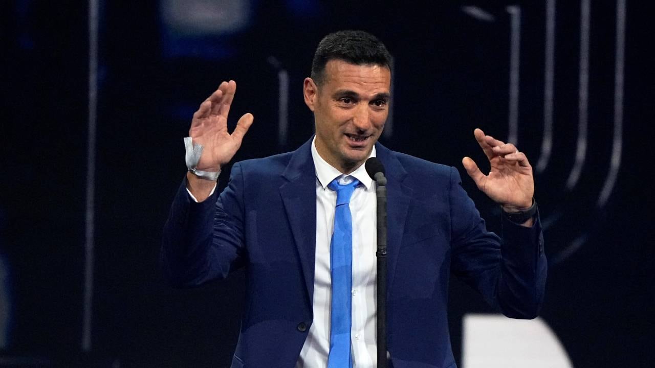 Lionel Scaloni ganó el premio The Best al mejor entrenador de fútbol del mundo en 2022.