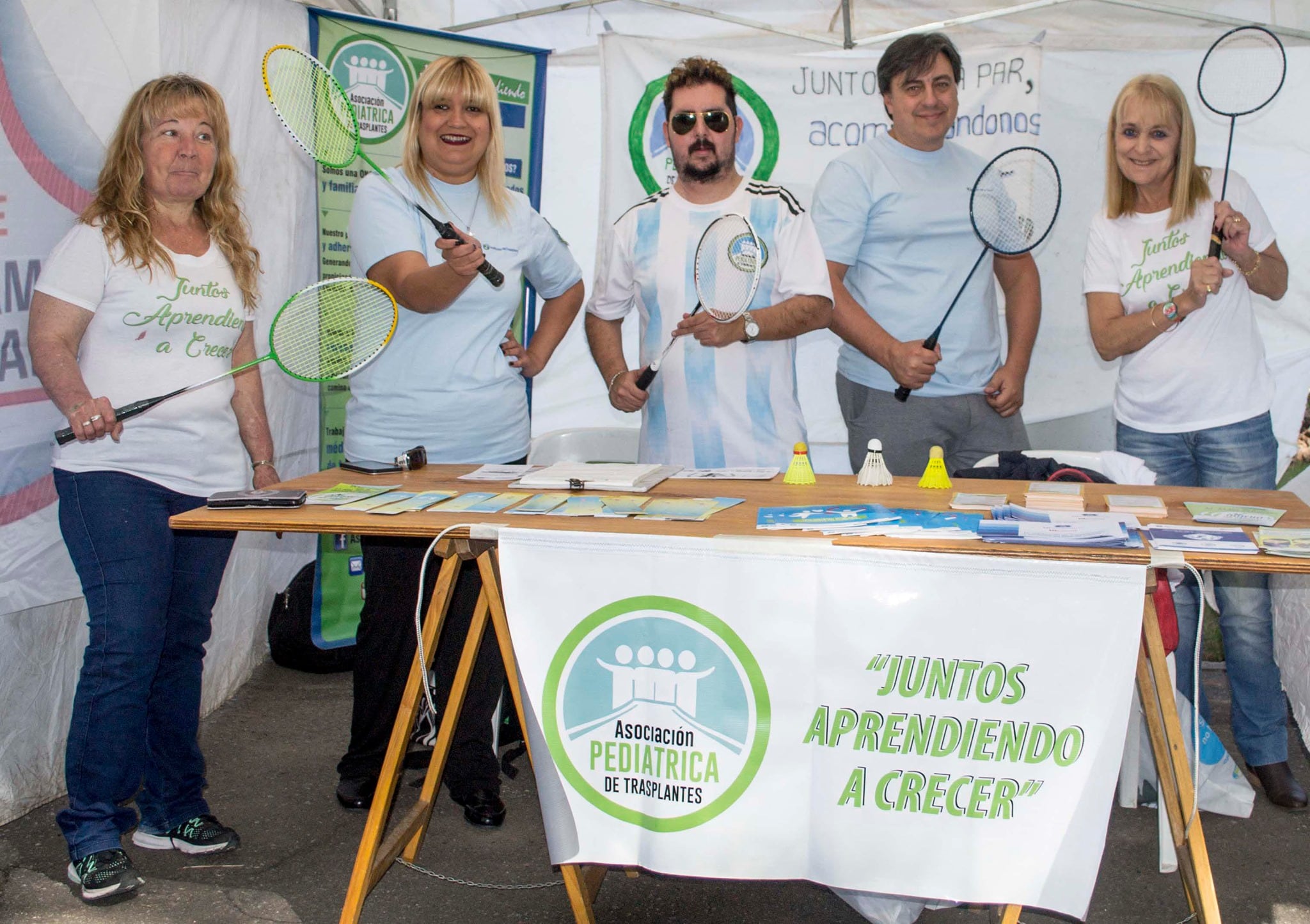 La Asociación Pediátrica de Trasplantes también tiene un programa de Bádminton.