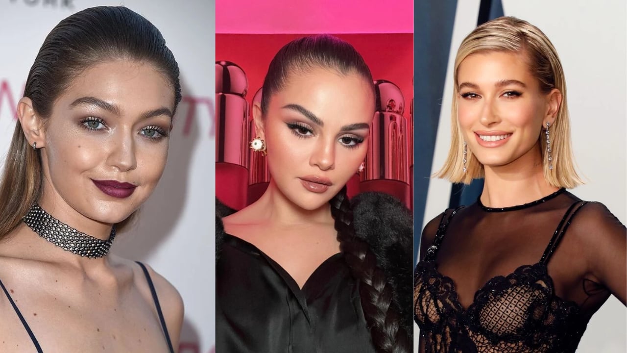 Gigi, Selena y Hailey con el "greasy hair".