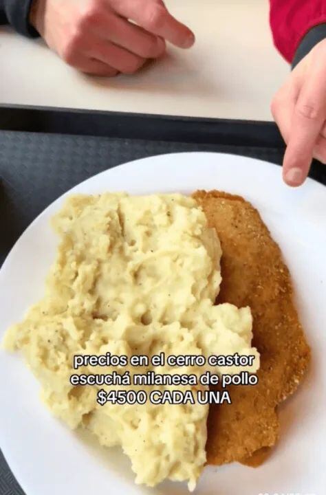 Pidieron una milanesa pero el precio los espantó