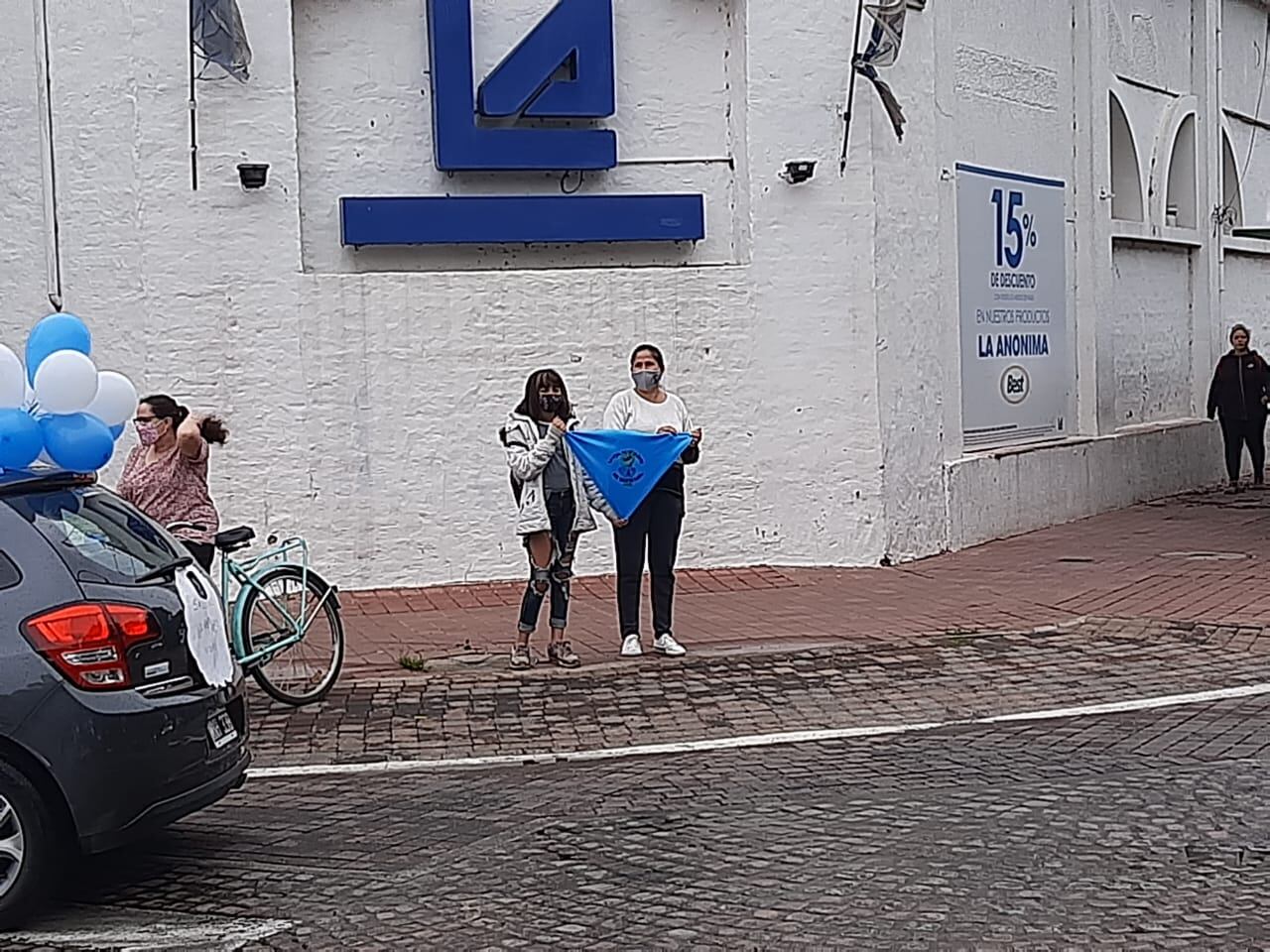 Manifestación a favor de las dos vidas en Rafaela