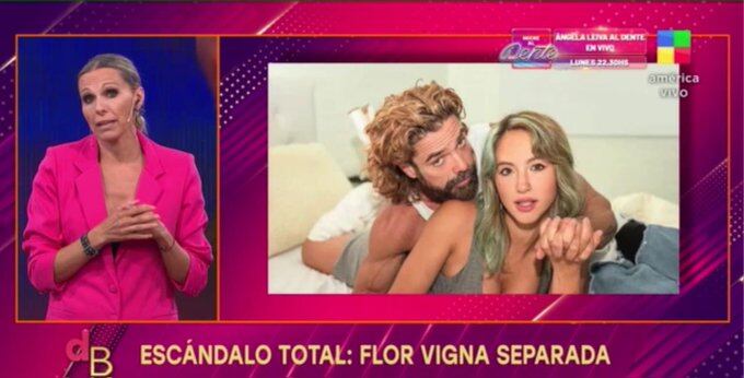 Porqué Luciano Castro se separó de Flor Vigna. / Captura