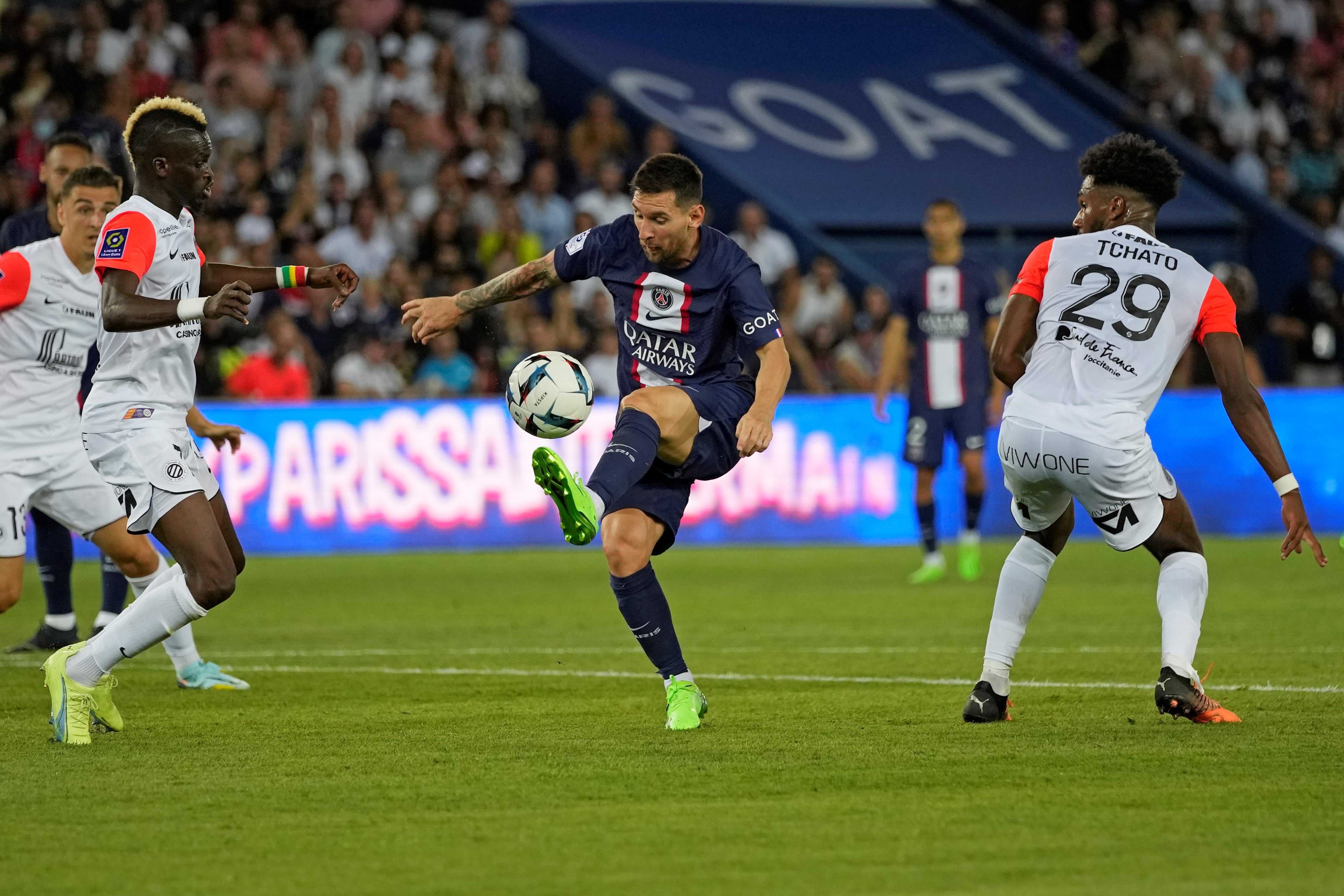 Lionel Messi, delantero del PSG. (AP)