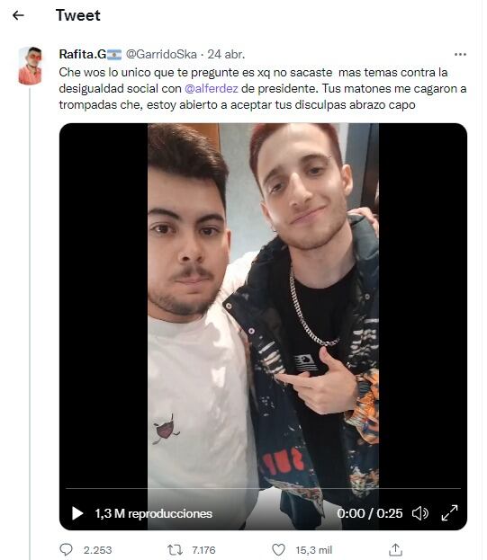 Duki y Lit Killah apoyaron a Wos tras la situación que vivió con un joven que lo increpó por su música