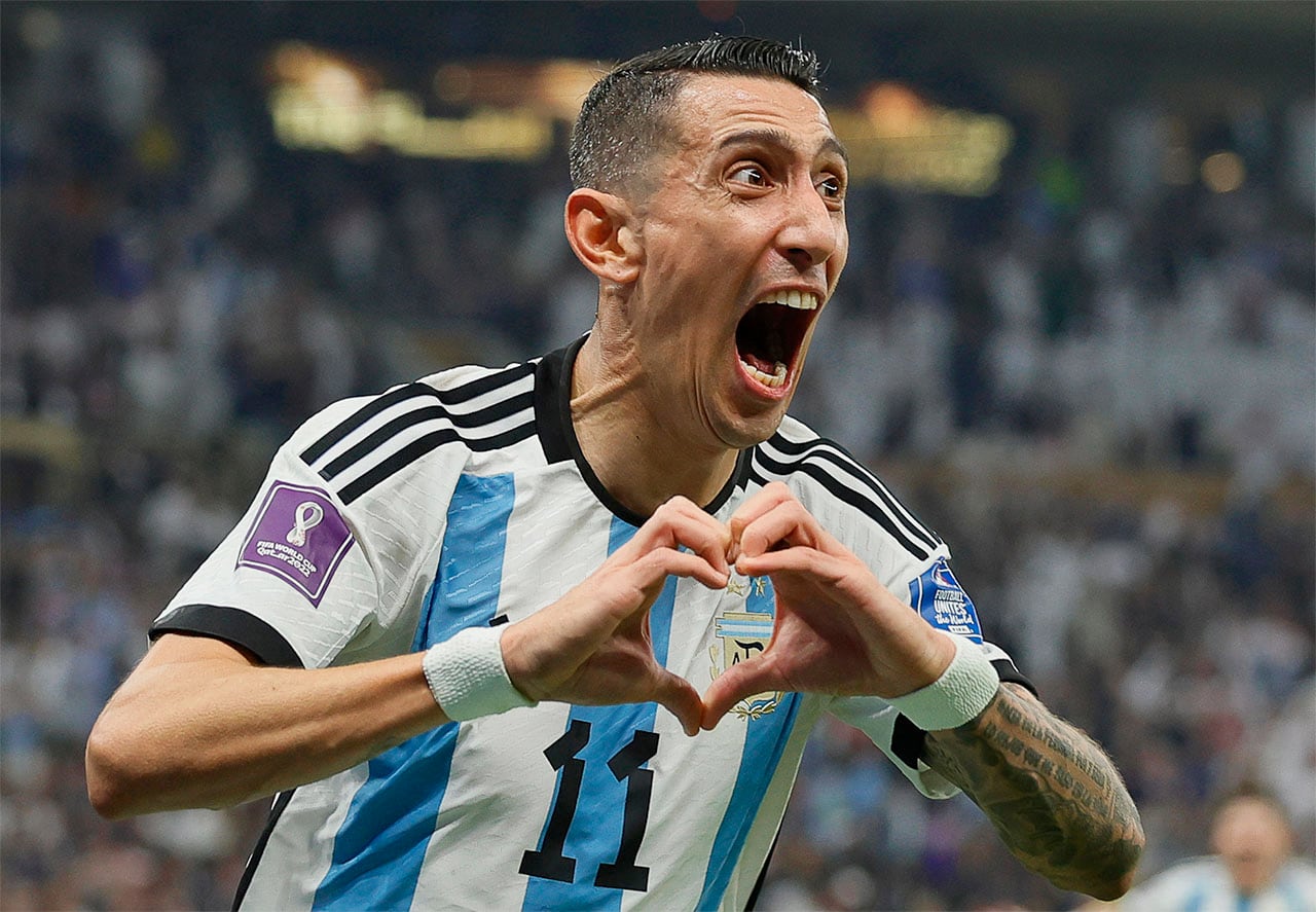 Di María podría volver a Rosario Central en 2023. EFE/ Ronald Wittek
