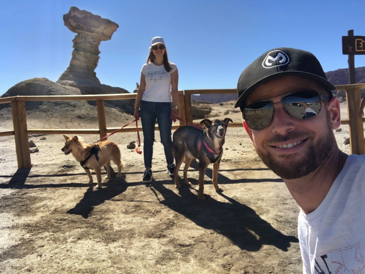 Chiqui, Foxy, Celeste y Guido en San Juan.