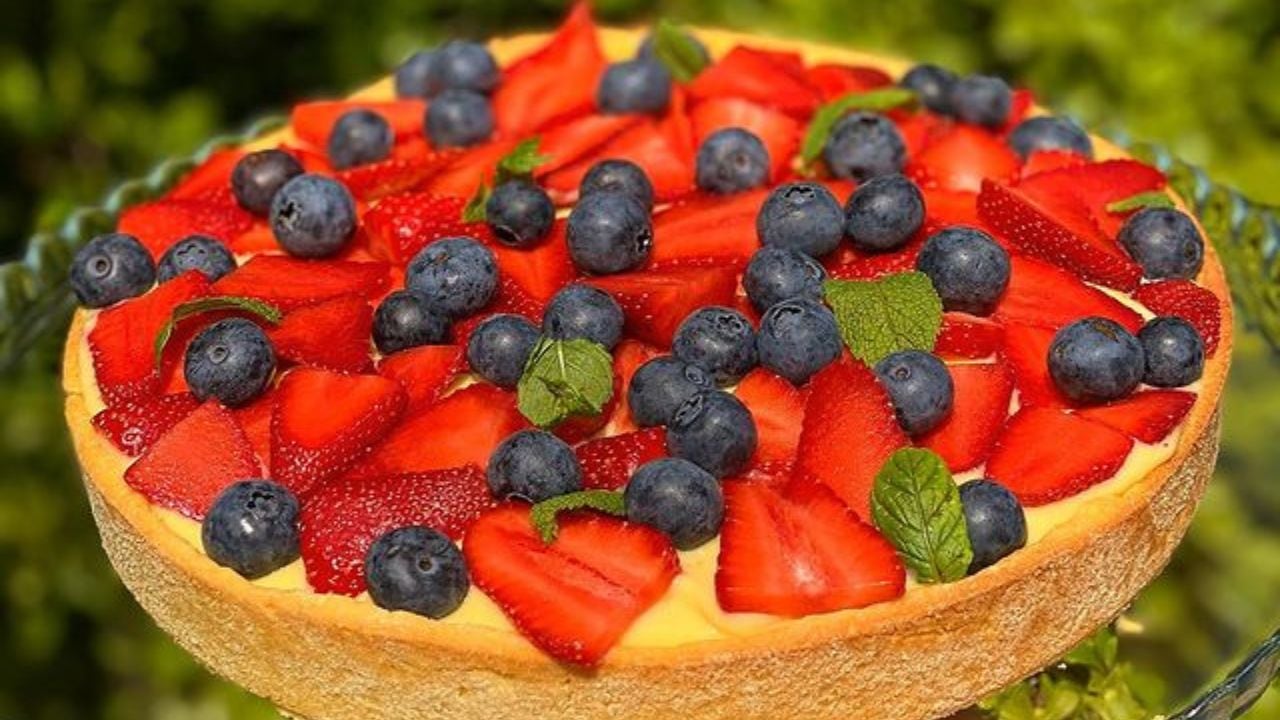 La tarta de frutillas, una opción rica y tentadora