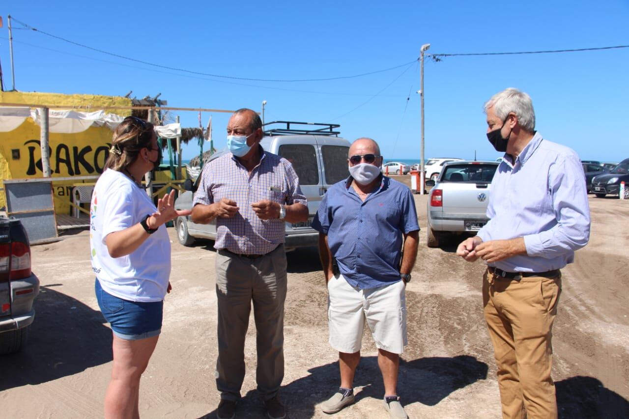 El Intendente Carlos Sánchez de recorrida por Reta