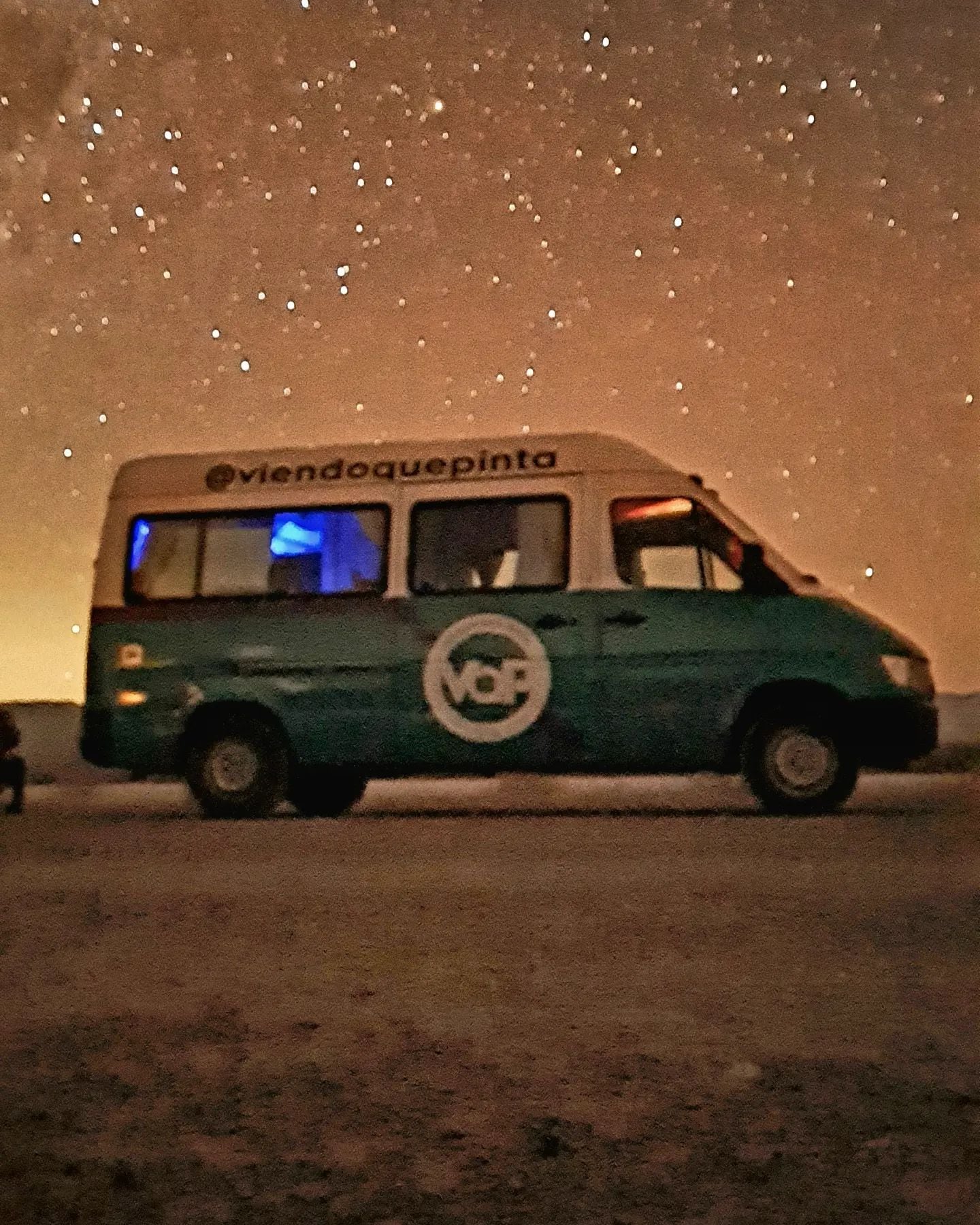 Noche en el Parque Nacional El Leoncito, San Juan.