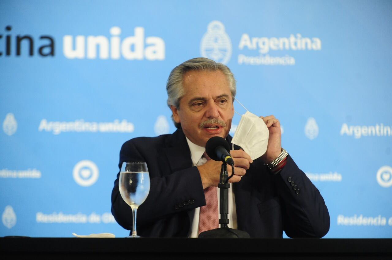 Presidente Alberto Fernández. (Clarín)