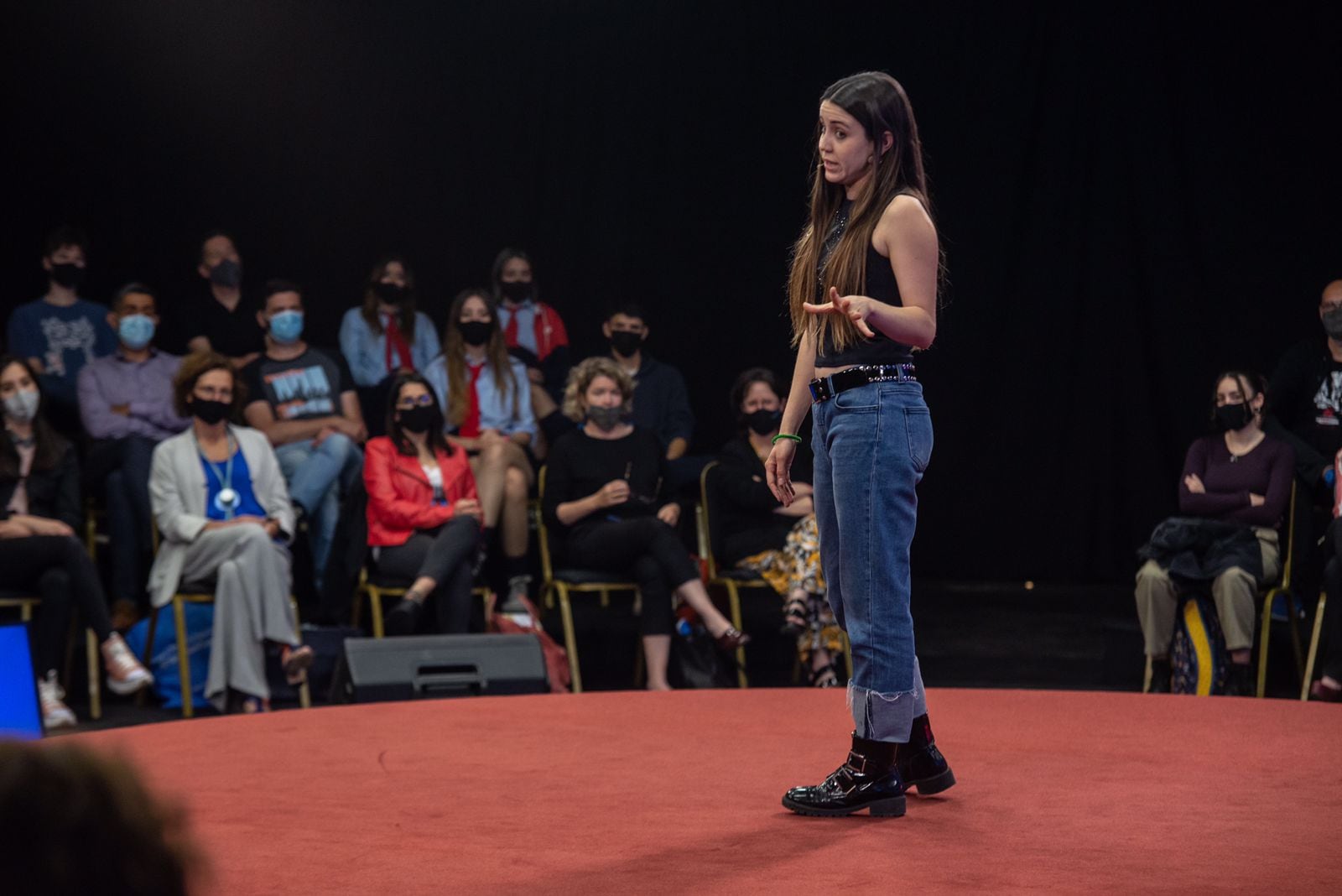 María Paz "Pachi" Marti, la mendocina que dio una charla TED en un evento con UNICEF.