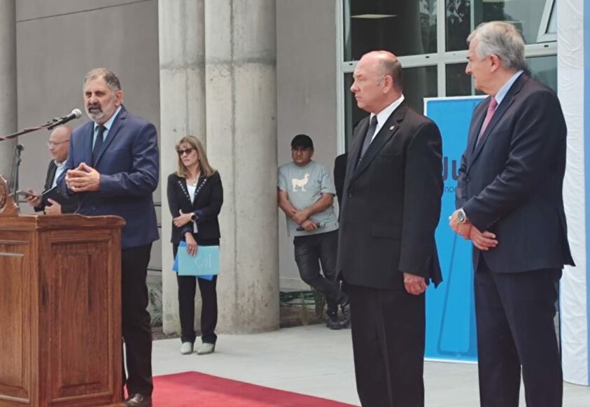 El intendente Raúl Jorge destacó "el trabajo que se pudo hacer en coordinación con todo el equipo provincial en la capital para hacer posible este este centro de monitoreo".