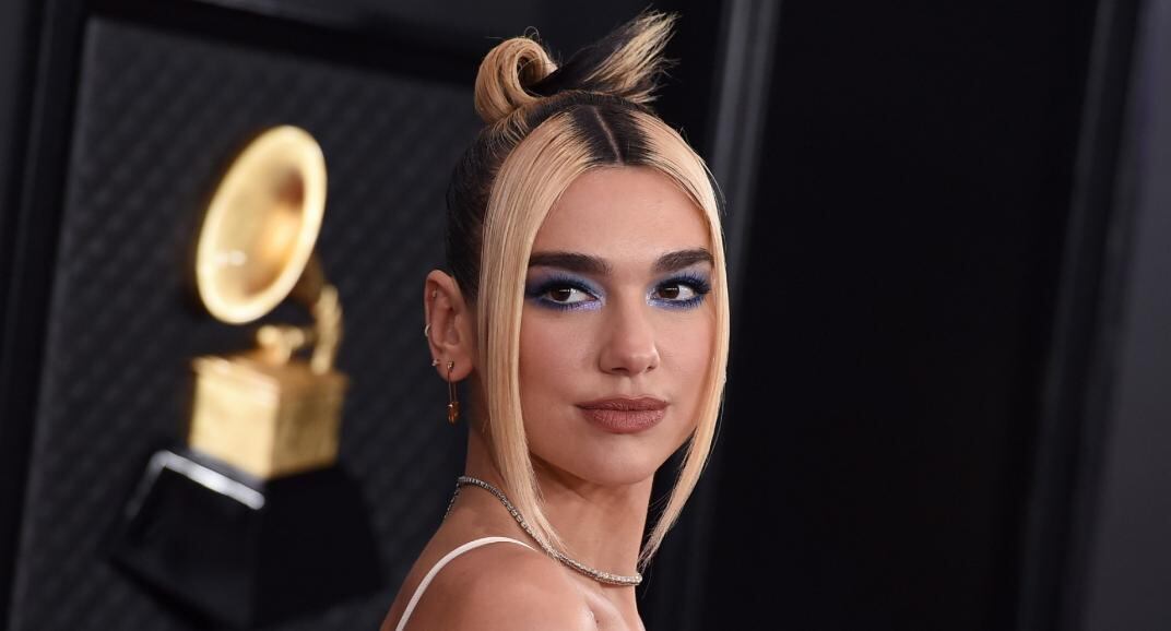 Dua Lipa durante la última entrega de los Premios Grammy.