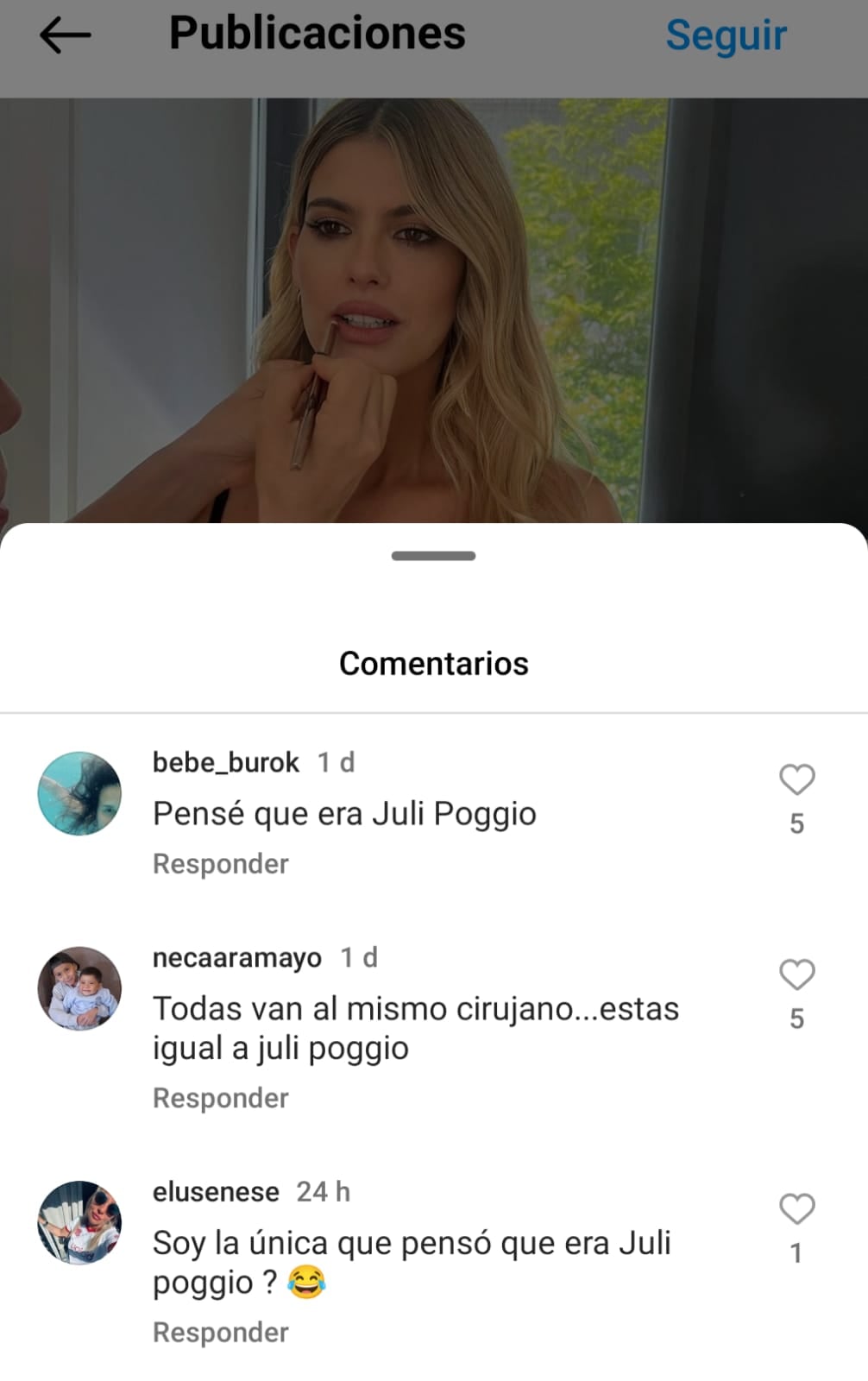 Mery del Cerro hizo una campaña ultra hot, pero la confundieron con Julieta Poggio