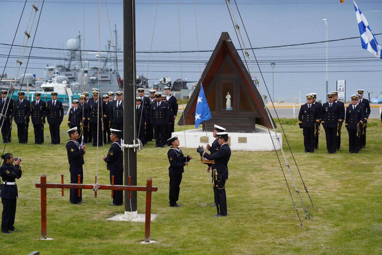 Cambio de autoridades en el Comando del Área Naval Austral y Jefatura de la Base Naval Ushuaia