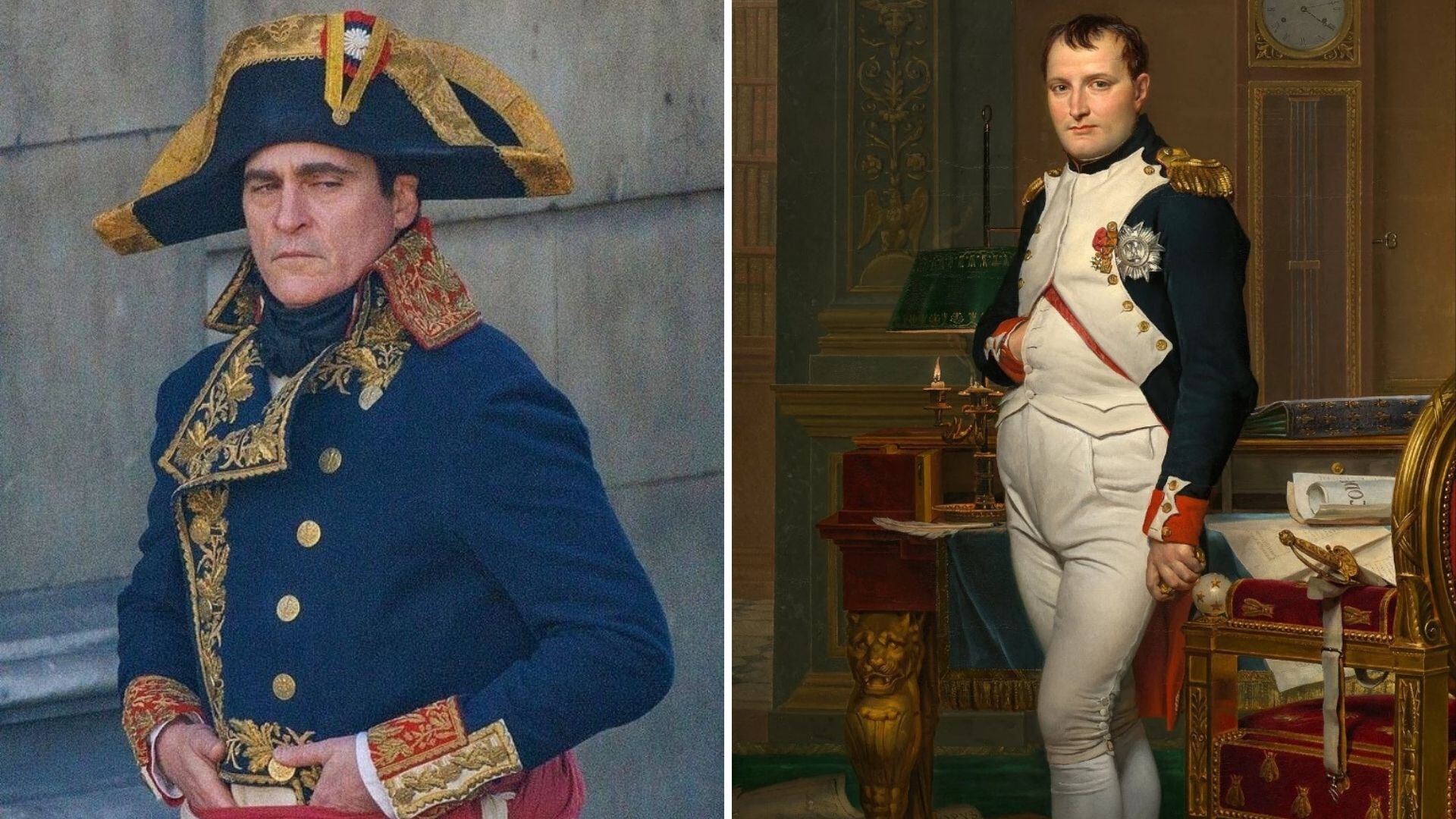 Joaquín Phoenix como Napoleón Bonaparte.