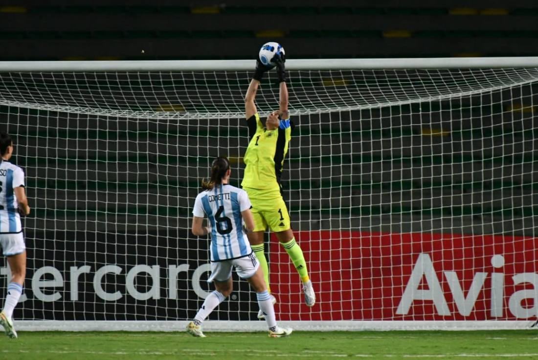 Vanina Correa, arquera argentina. (Prensa AFA)